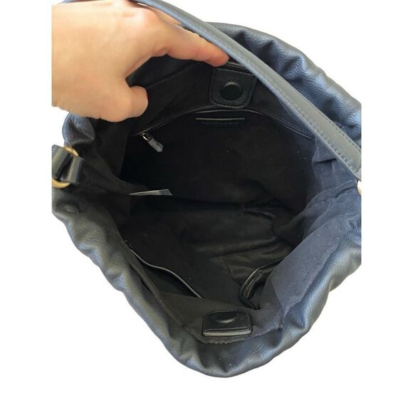 NWT Elizabeth and James Mesh Market Shoulder Bag Tote Black - Picture 12 of 16